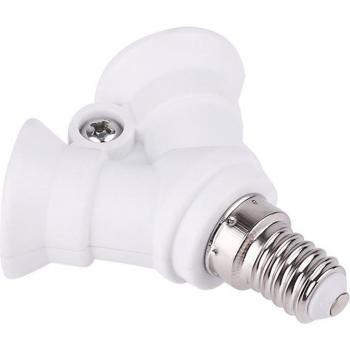 E14 Double Socket Light Holder