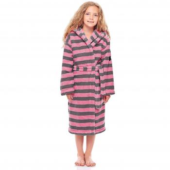L&L Peignoir de Bain Fille à Capuche Rose 158-164