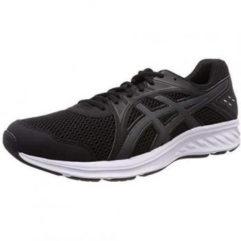 ASICS Men's Jolt 2 Running Shoes, Black (Black/Steel Grey 001), 7 UK
