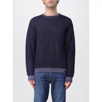 Hoodie bleu indigo homme L