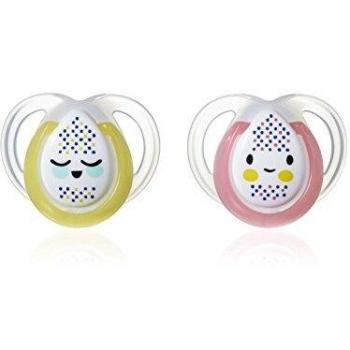 Accesorios Tommee Tippee Chupete Nocturno 0-6m 2 Unds