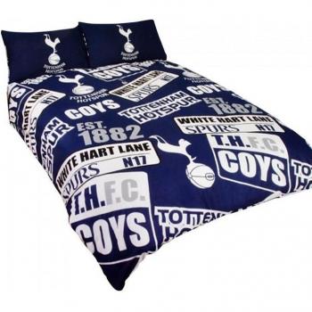 Tottenham Hotspur FC Kinderbettwäsche grau/dunkelblau