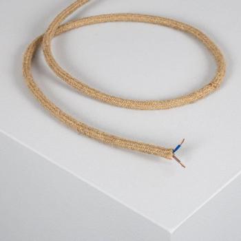 Câble Électrique Naturel en Cáñamo 2 m