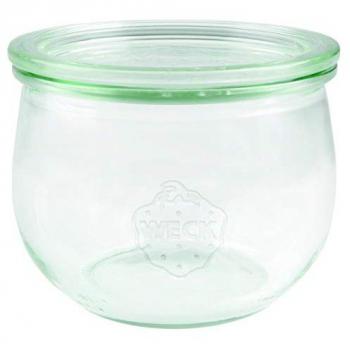 Tulpenglas 500 ml, Einmachglas mit Glasdeckel, 6 Stück