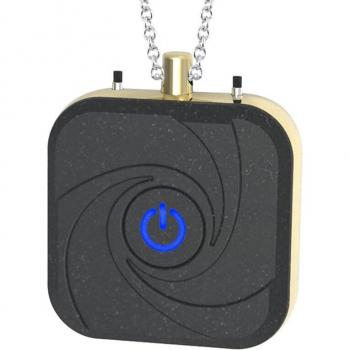 Personal Wearable Mini Portable Air Purifier with 300 mAh Battery and Negative Ion Necklace (Hanging Neck)