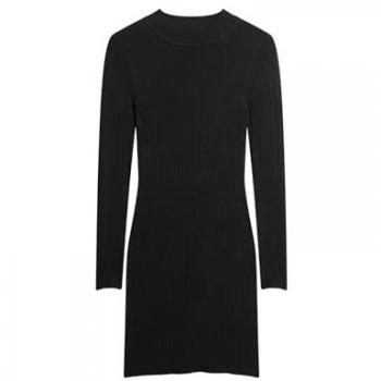 Superdry Gonna Femminile con Maniche Lunghe e Senza Schiena – Nero S