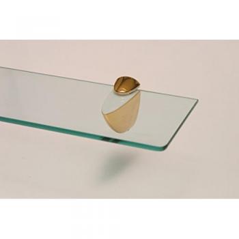 Ensemble de 12 supports d'étagère Pinco 25 mm en nickel