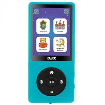 Lecteur audio vidéo Djix M‑StoryKids Interface enfant haut-parleur intégré hors ligne