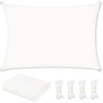 Capa Impermeable 3x5 m, 200 g/m² – Lona con Ojal en Color Crema