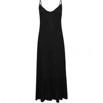 Robe caraco longue femme Superdry Noir Taille 36