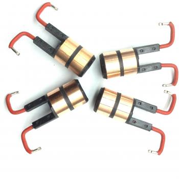 Geely 4pcs Slip Ring for Generator, 6.7x15x43mm, Copper Head