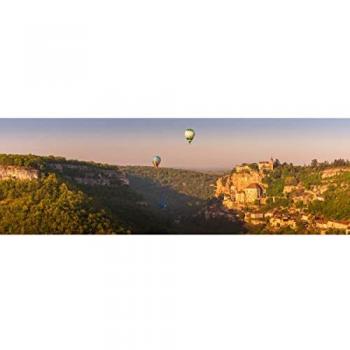 Tableau montgolfiades 45x135 cm