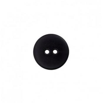 Boutons polyester noir 25 mm (2 unités) – Union Knopf