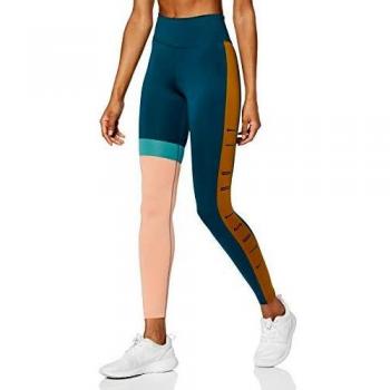 Nike W One Tgt Hr CLB JDI 7/8 Tights Damen M Türkis/Rosa/Schwarz