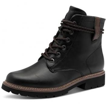 Damen Sneaklace-Stiefeletten Tamaris – Veganes Lederimitat, schwarz, 37