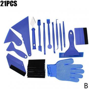 Herramientas Expertas 21 Unidades: Kit de Envoltura y Pulido de Vinilo Automotriz