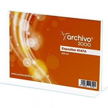 EXPOSITOR SOBREMESA FORMA T PREMIUM 75X210X155MM