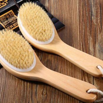 Natural Bristle Skin Massage Brush