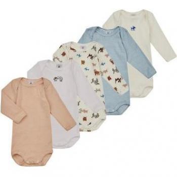 Petit Bateau Langarm-Body DOG im praktischen 5er Pack in bunten Farben