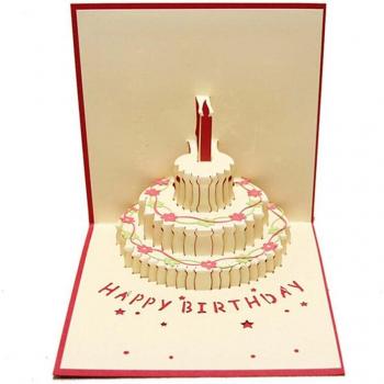 Cartes de fête Pop-Up pour célébration