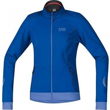 Mujer Gore Windstopper Soft Shell Chaqueta Azul, Talla 36