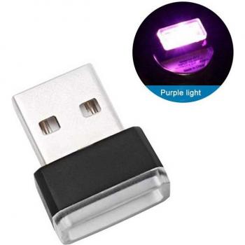 Luz de Coche Neón LED con USB y 7 Colores