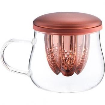 Multifunktionale Glas-Tasse für Tee und Wasser