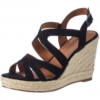 Tamaris 28342 Nero Sandali con Zeppa Donna 41 EU
