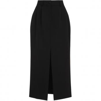 Dolce & Gabbana Women's Black Gabardine Skirt