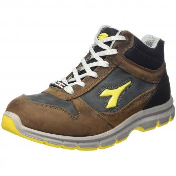 Diadora Run High S3, Scarpe da Lavoro Unisex – Adulto, Marrone