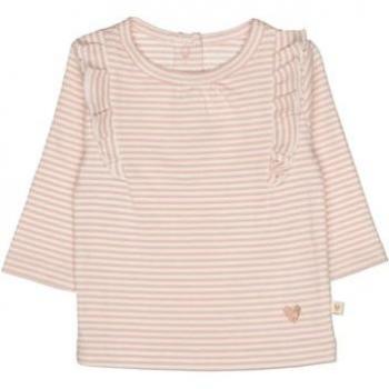 STACCATO Camicia rosa a righe perlata