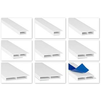 Modanatura PVC 2m 7mm HJ.201 con scelta bandiera