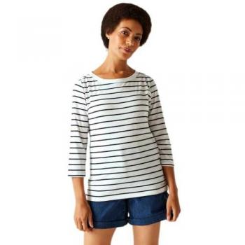 Regatta White Women’s Bayletta 3/4 Sleeve II – T‑shirt féminine