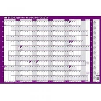 Wall Planner 915W x 610H – 2022/23 Purple Edition with Stickers
