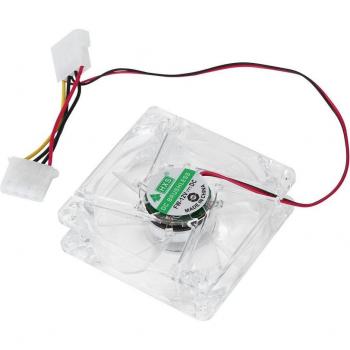 80mm Blue LED Computer Case Fan with Colorful Lighting