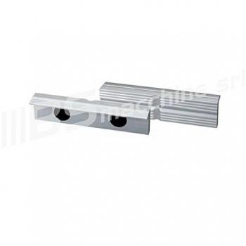 Ganasce Magnetiche Protettive in Alluminio per Morsa 125 mm Fervi 0042/125