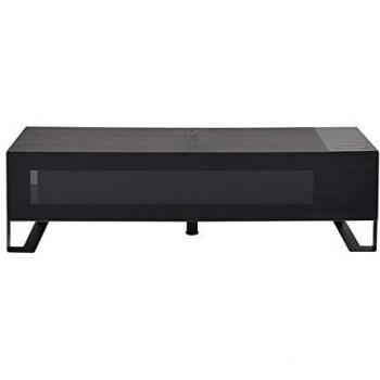 Erard Naga 1600 Carbon Media‑Cabinet mit Aufbewahrungsklappe (40–85 Zoll TV)