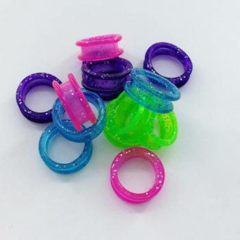 Hairdressing Scissor Silicone Finger Rings