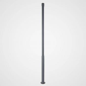 Lucande LED Mastleuchte außen 'Dovino' (Modern) in Schwarz aus Aluminium (1 flammig,)