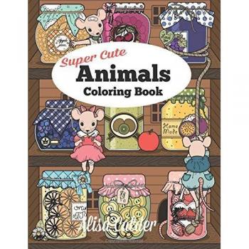 Super Cute Animals Coloring Book