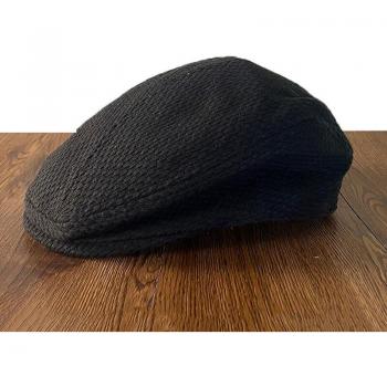 Visera suave retro hombre mujer algodón negro NZ284