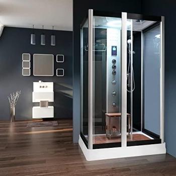 Vidalux Serenity 1200x900mm Black Shower Cabin