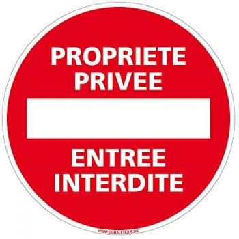 Panneau de Signalisation Aluminium