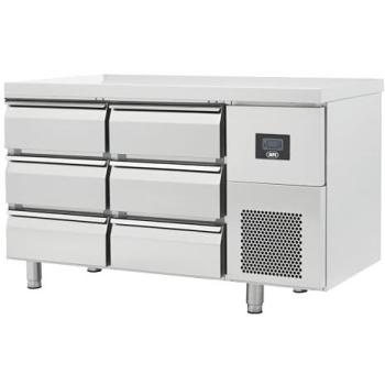 Table Réfrigérée Inox 6 à 12 Tiroirs Gamme GN