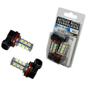 Ampoules Autoled H11 18 SMD 5050 Blanc