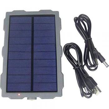 Berger & Schröter Wildcam 31884 Grau Solar-Ladegerät für Outdoor-Kameras