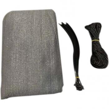 Black/Grey Mesh Privacy Cover for Balcony