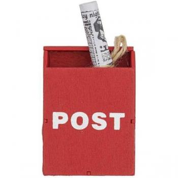 Petite boîte aux lettres avec journal 5×3,5×1,8 cm