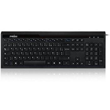 Perixx PERIBOARD 211: Französische Tastatur mit USB‑Hub