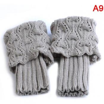 Crochet botte manchettes, bottes chaussettes d’hiver pour femmes
